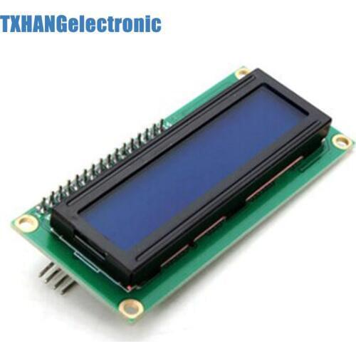 2 blue display IIC / I2C / TWI / SPI serial interface 1602 16X2 LCD module electronics accessories compatible board