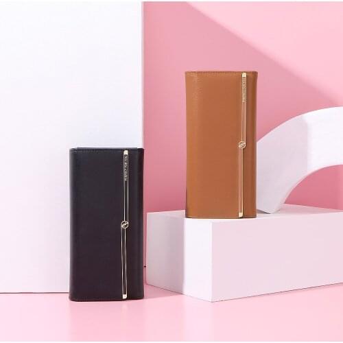 2021 Ladies Clutch Purse PU Leather New Hit Color Zipper Tassel Long Purse Ladies Card Holders Mobile Phone Bag Clutch Wallets