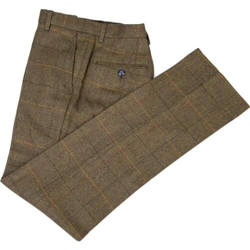 AnnaCustomDress Men's Wool Trousers