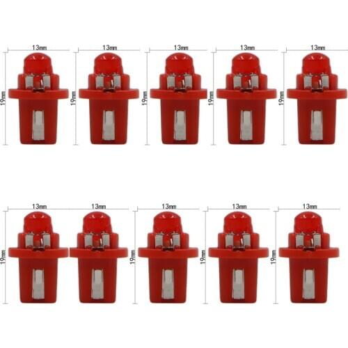 Automobile Led Instrument Lamp B8.5d 8.4 8.3-cob Air Conditioning Indicator Alarm Lamp Central Console Lamp Led Lights for Car