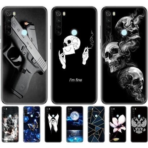 For xiaomi Redmi Note 8T Case Silicone Painting Soft TPU For xiaomi Redmi Note 8 Case Fundas Coque For Redmi NOTE 8 PRO Case