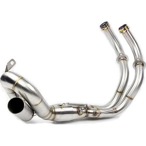 For Yamaha MT07 FZ07 2013-2017 Motorcycle Stainless Steel 51mm Exhaust Muffler Header Mid Pipe Full system MT-07 2013-2017