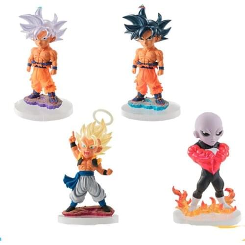 Bandai Genuine Gacha Toys DRAGON BALL Son Goku Gogeta Jiren Ultra Instinct Action Figure Model Toys Collectibles Fans Gift