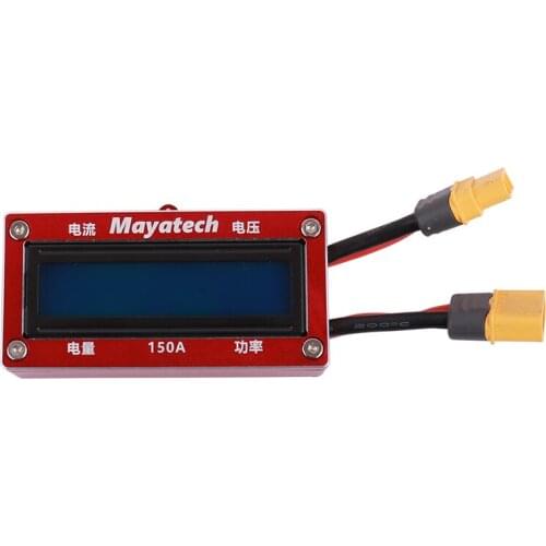 Mayatech MT150A CNC Aluminum Alloy all-metal aero-model High Precision Power Current Power Analyzer for RC 60V