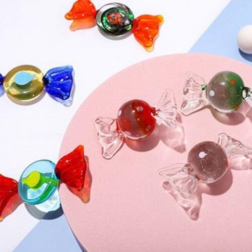 Mini Candy Realistic Desktop Ornament Colorful Grass Candy Model Home Decor for Gift