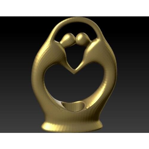 Stl model 3D model for cnc or 3D printers -Abstract double decor Ornaments 3d file