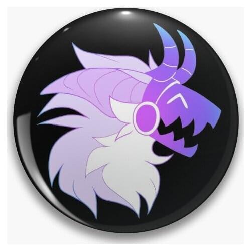 Ultraviolet Protogen Soft Pin Hat Lapel Pin Badge Metal Brooch Cartoon Gift Creative Lover Fashion Cute Jewelry Clothes Decor