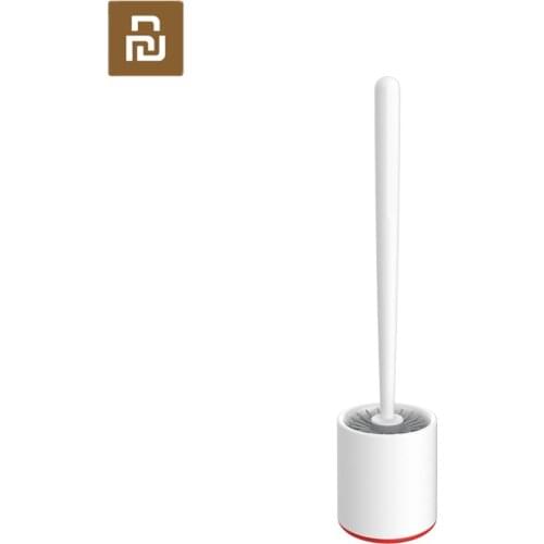 Original Youpin Yijie TPR Toilet Brushes and Holder Cleaner Set Silica Gel Floor-standing Bathroom Cleaning Tool