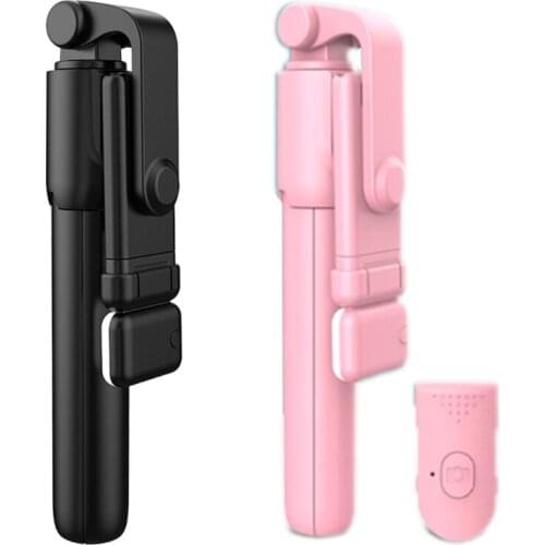 Selfie Stick with Fill Light,Extendable Handheld Selfiestick Wireless Remote Control Foldable Tripod for iOS Android Smartphones