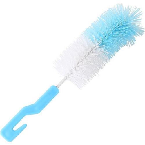 Food Grade Baby Milk Bottle Cleaning Brush With Hook Mix Colors Convenient Water Bottles Brush LX1604
