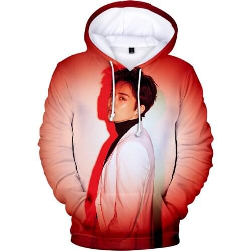 Hip Hop Kpop EXO 3D Hoodie Men/Women Fashion Sweatshirts Pullover Long Sleeve 3D Hoody EXO Casual Mens Hooded Oversized Tops