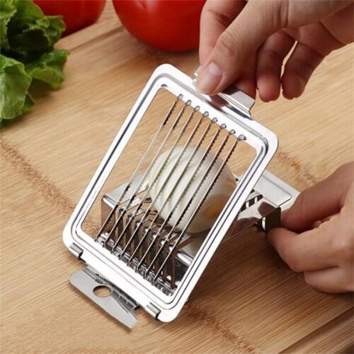 Household kitchen stainless steel egg cutter Egg slicer Songhua egg divider Kitchen gadgets and accessories