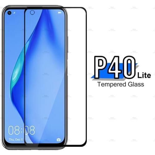 For huawei p40 lite protective glass for huawei p40lite p 40 lite light screen protector jny-l21a jny-l01a safety armor film