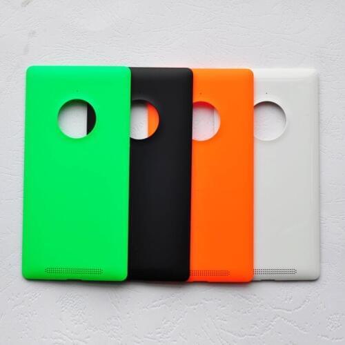 ZUCZUG Plastic Rear Housing For Nokia Lumia 830 Battery Cover Back Case With Logo 830 Repair Part