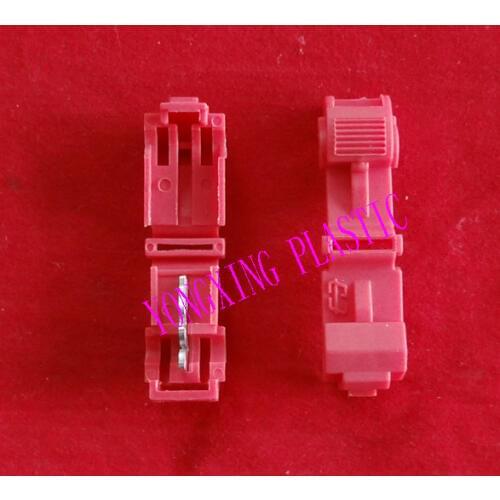 25pcs/lot Scotch Lock Quick Splice Wire Connectors Terminals Crimp Electrical Car Audio 22-18AWG Wire red color