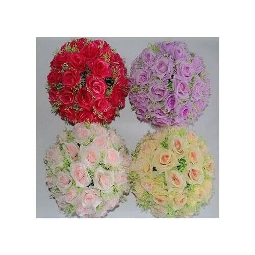 30cm quality rose ball dried flowers artificial flower silk flower plastic flower married hangings