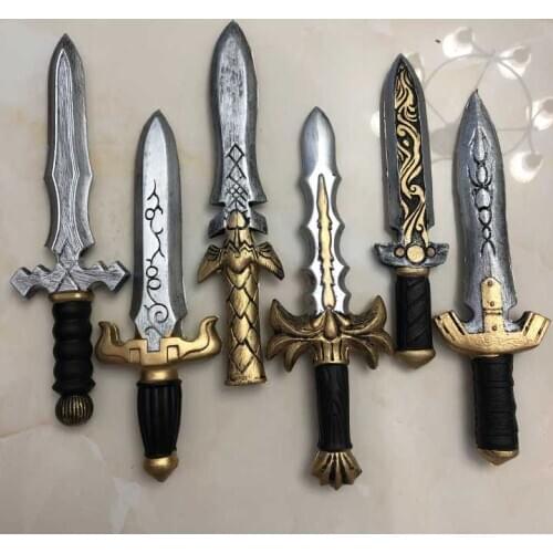 32cmHalloween Costume Party Props Simulation Knife Plastic Toy Swords Plastic Sword Toy Present