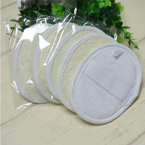 4 Piecs Hot Dry Skin Body Soft Natural Loofah the SPA the Brush Bath Shower Bristle Brush SPA Body Brush without Handle