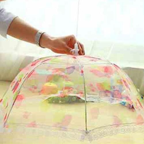 63cm Gauze Umbrella Food Cover Picnic Kitchen Anti Fly Mosquito Net Table Tent Meal Cover Table Mesh Food Cover Kitchen Tools