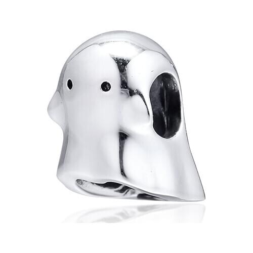Beads For Jewelry Making Boo the Ghost Charm Fits Sterling Silver Charms Bracelet & Bangle Fashion Female DIY Beads