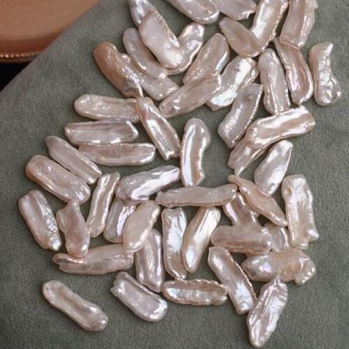 6-9MM/W 10Pcs/Lot High Light Natural Freshwater Pearl Baroque Irregular No Hole Beads Diy Jewelry Making Accessories Findings