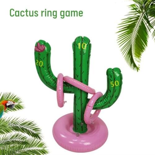 Cactus Throwing Ring Childrens Toy Fun Puzzle Games Toy for Home Party/summer Beach Parties/outdoor & Indoorteam Activities