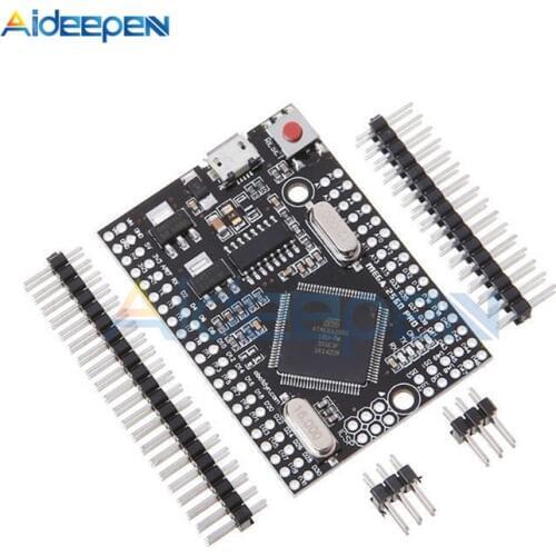 Mini 5V MEGA 2560 PRO Embed CH340G/ATMEGA2560-16AU Chip With Male Pinheaders Compatible For Arduino Mega 2560 DIY Kit