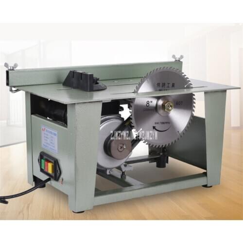 Mini Table Saw For Woodworking MJ1025 Portable DIY Wood Cutting Machine Woodworking Table Saw Table Panel Saw 3800r/min 1200W