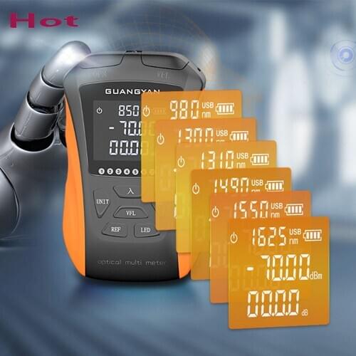 Mini Multifunction fiber Optical Power Meter 5-15KM Visual Fault Locator VFL Network Cable Test optical fiber tester Laser tool