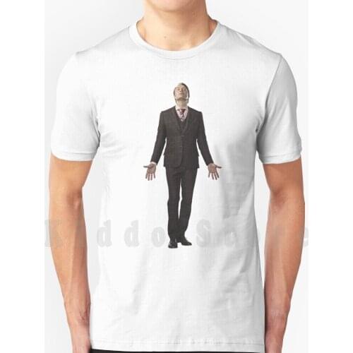Nbc Hannibal T Shirt Print For Men Cotton New Cool Tee Hannibal Nbc Hannibal Hannibal Lecter Mads Mikkelsen