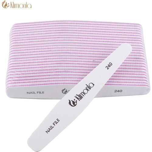25Pcs White Nail File Professional Sanding File Nail Art Tips Manicure Tool lime a ongle nagelvijl Accessoires Drop Shipping