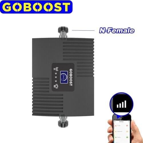 GOBOOST LTE GSM 2100 850 900 1800 Signal Repeater 65dbi DCS WCDMA CDMA Single Band Booster Network Mobile Celluar Amplifier