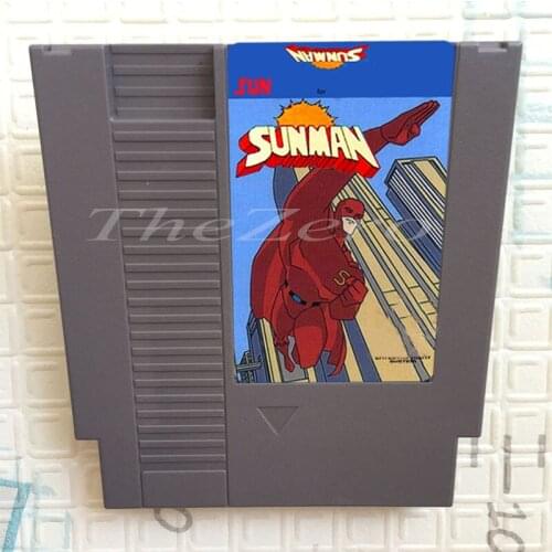 Sunman Video Game Card for 8 Bit 72 Pin System Console EU/US Universal Version Game Player