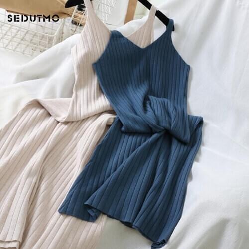 Летние трикотажные платья SEDUTMO China At AliExpress