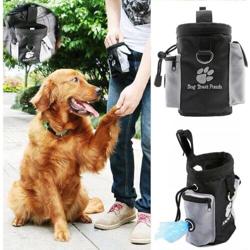 Pet Dog Obedience Training Treat Bag Feed Bait Food Snack Pouch Belt Fidget Waist Pouch Dog Cat Agility Obedience Bait Holder