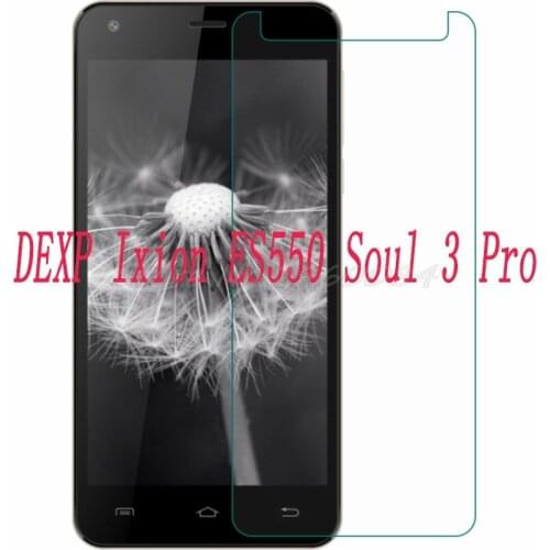 Smartphone Tempered Glass for DEXP Ixion ES550 Soul 3 Pro 3PRO 9H Protective Film Screen Protector cover phone