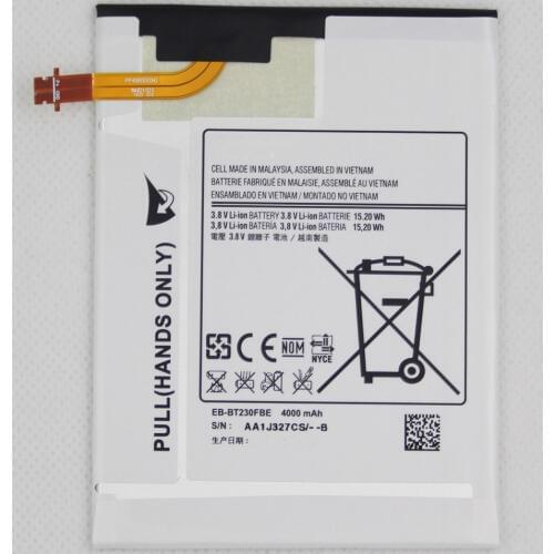 10pcs/lot EB-BT230FBE 4000mAh Tab Battery For Samsung Galaxy Tab 4 7.0" T230 T231 T235 SM-T230 SM-T231 SM-T235 Tablet Battery