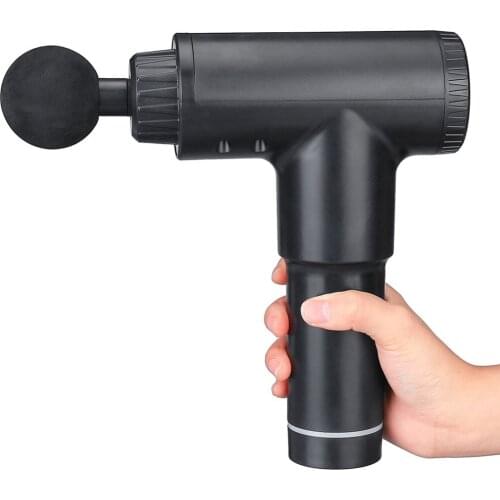 32-speed 7.4v Rechargeable LCD Touch Screen + 4 Massage Heads Low Noise High Frequency Massage Tool Massager