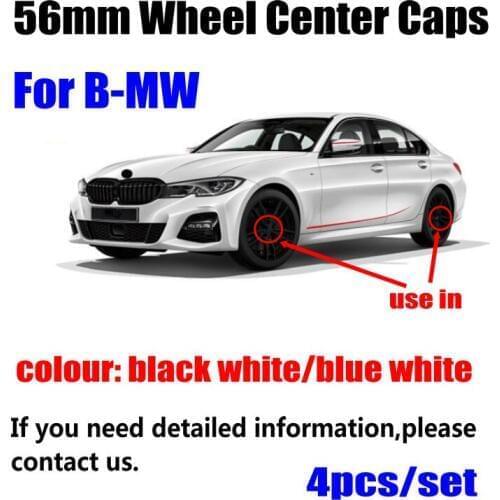 4Pcs Car Styling 56mm 10 pin Auto Car Wheel Center Hub Caps Rim Caps Covers For BMW E46 E30 E39 E34 E60 E36 E38 M3 M5 Badge