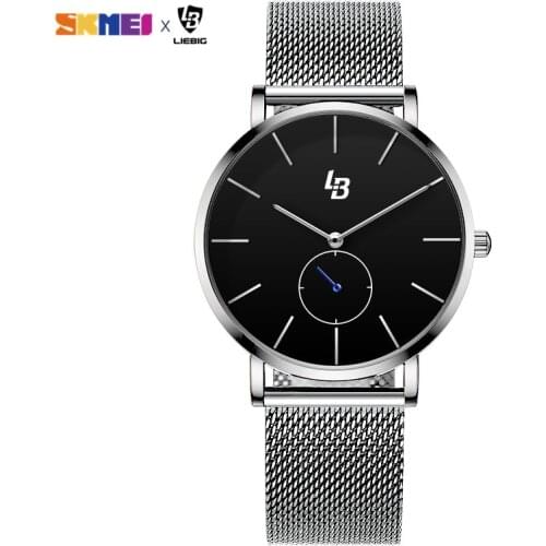 Japan Quartz movement mens Watch Luxury Stainless Steel Business Watches Man Waterproof Wristwatches Relogio Masculino L2002