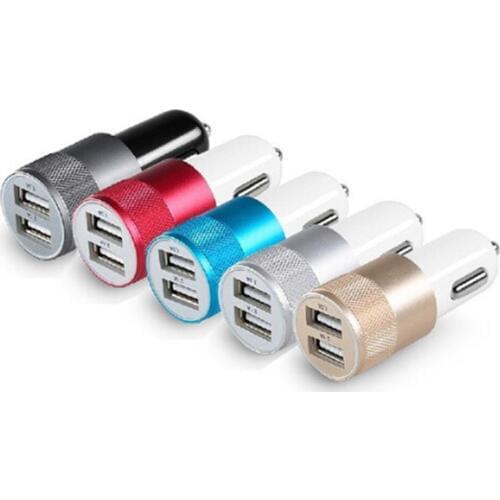 DC 3.1A Portable Mini 2-Port USB Universal Fast Car Charger For Phones laptop