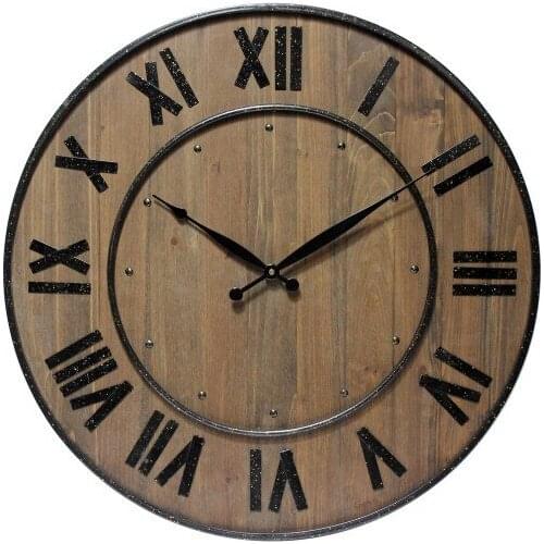 Mark Lab Wooden Decorative Round Wall clock 50 X50 Wall clock