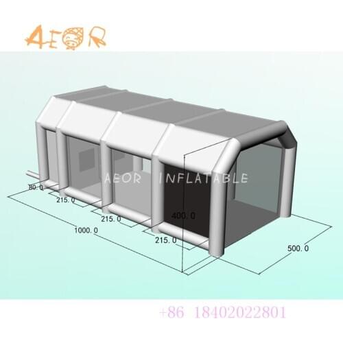 Cheap inflatable car cover shelter tent / portable garage car inflatable spray paint booth tent