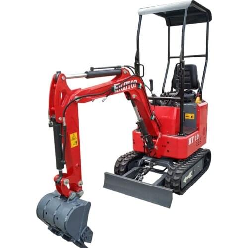 HT10 Hydraulic Excavator Device Mini Bulldozer Farm Excavator rc mini excavator