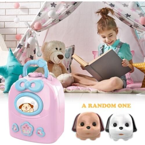 Toy Backpack Folding Function Easy To Store Or Carry Beautiful Durable ABS Bag Free Random Cute Pet Dogs For Children Gifts
