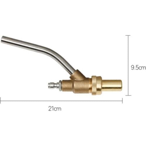 Tool Hose Pipe Joint High Pressure Washer Sand Blasting Copper Attachment