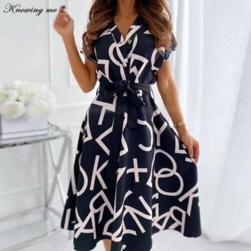 Летние платья с коротким рукавом Knowing me China At AliExpress