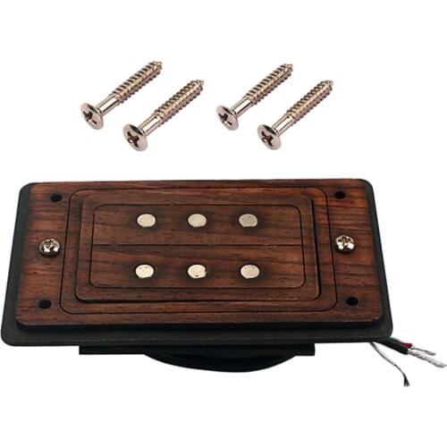 Cigar Box Guitar 3 String Humbucker Pickup with Rosewood Frame