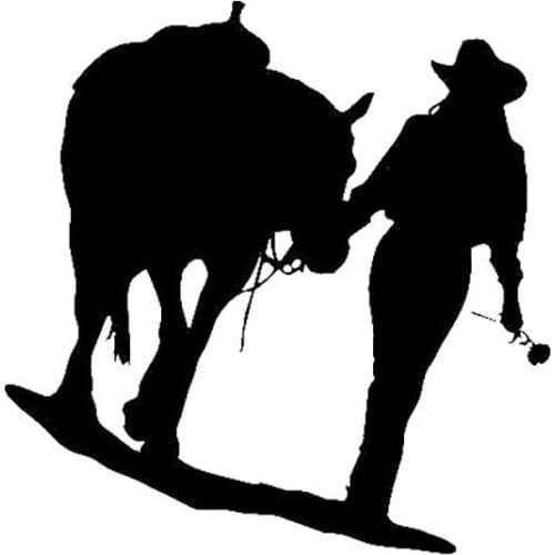 Creative Water Resistant Cowgirl Car Sticker Decal Vehicle Guitar Suitcase Decor