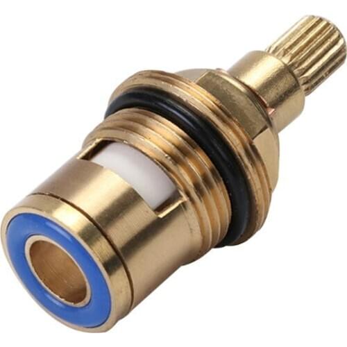 Brass Ceramic Tap Valve Faucet Cartridge Bathroom Hot Cold Water Mixer Valve